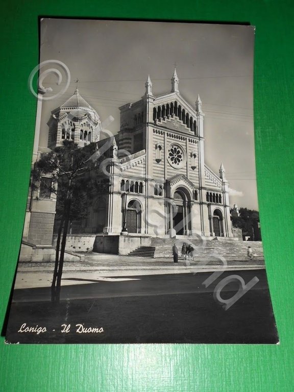 Cartolina Lonigo - Il Duomo 1959