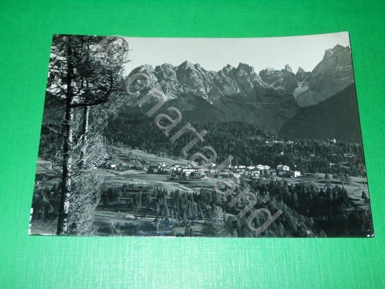 Cartolina Lorenzago ( Cadore ) - Panorama col Gruppo del …