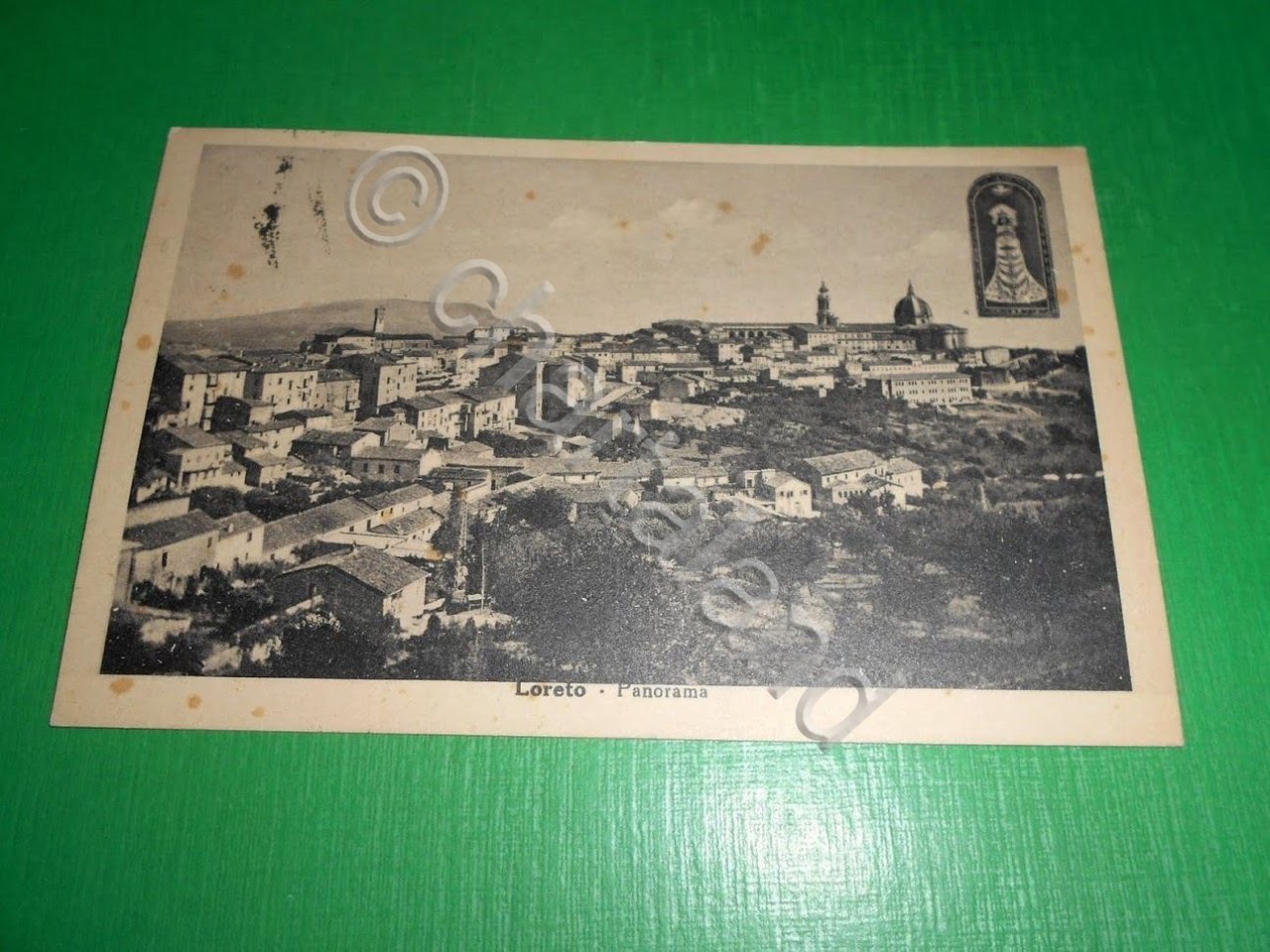 Cartolina Loreto - Panorama 1950.