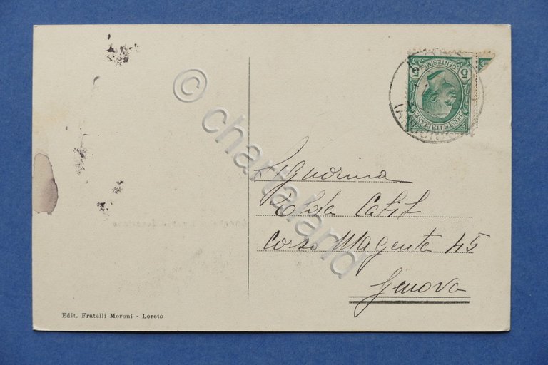 Cartolina Loreto - Ricordo Lauretano - 1910 ca..