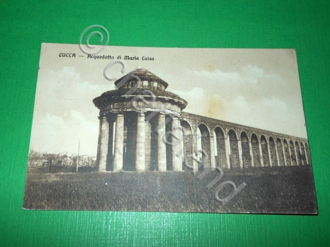Cartolina Lucca - Acquedotto di Maria Luisa 1909.