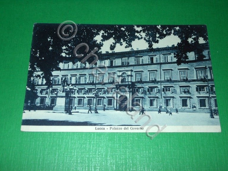 Cartolina Lucca - Palazzo del Governo 1934.