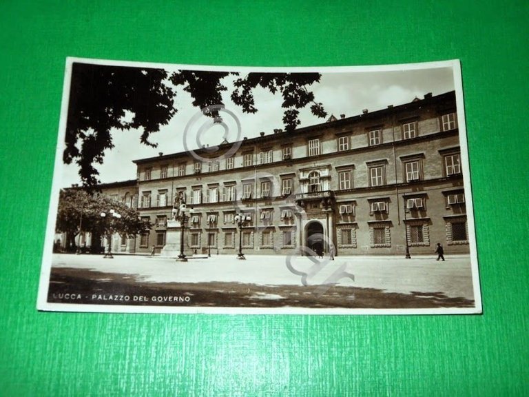 Cartolina Lucca - Palazzo del Governo 1938.