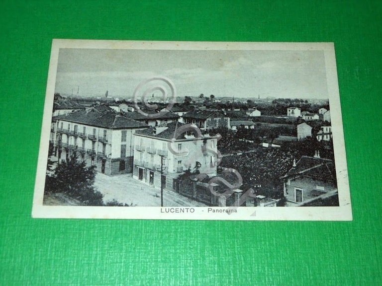 Cartolina Lucento - Panorama 1925 ca.