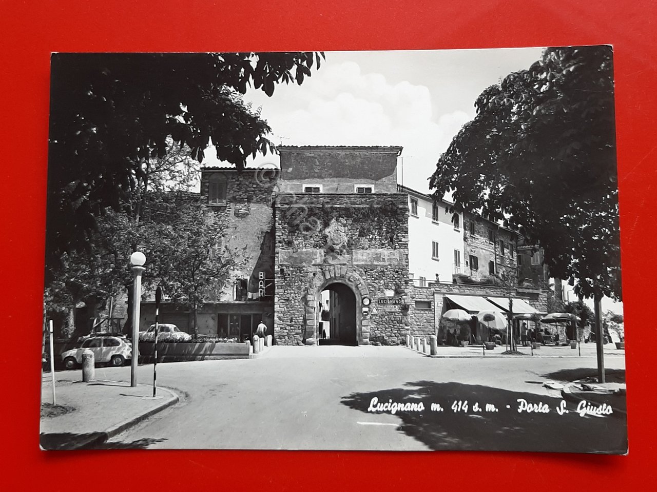 Cartolina Lucignano - Porta San Giusto - 1961