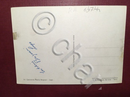 Cartolina Lugo - Piazza F. Baracca - 1960 ca.