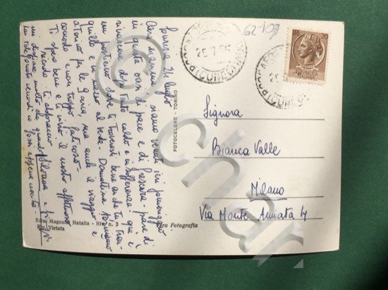 Cartolina Lurisia m. 750 - Albergo Radium - 1955