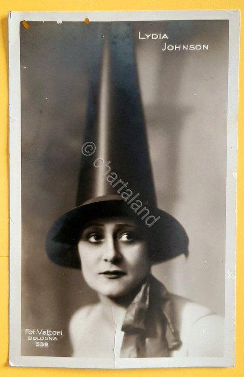 Cartolina Lydia Johnson - 1900