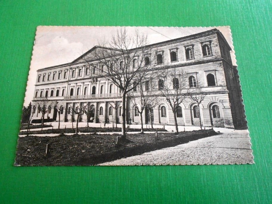 Cartolina Macerata - Convitto Nazionale 1947.