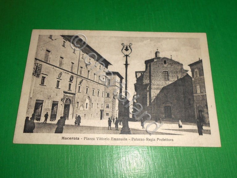 Cartolina Macerata - Piazza Vittorio Emanuele - Palazzo Regia Prefettura … | Immagine Gallery 2