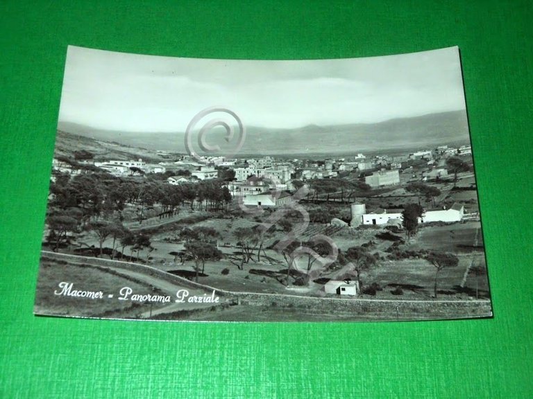 Cartolina Macomer - Panorama parziale -- 1955 ca | Immagine Gallery 2