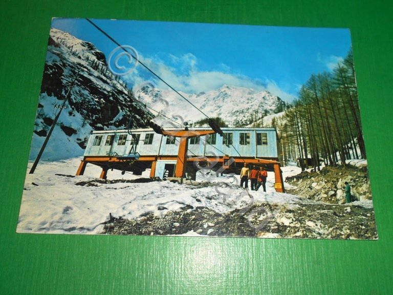 Cartolina Macugnaga - Monte Rosa - Arrivo seggiovia Alpe Burki …