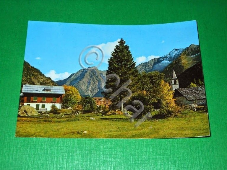 Cartolina Macugnaga - Punto pittoresco 1960