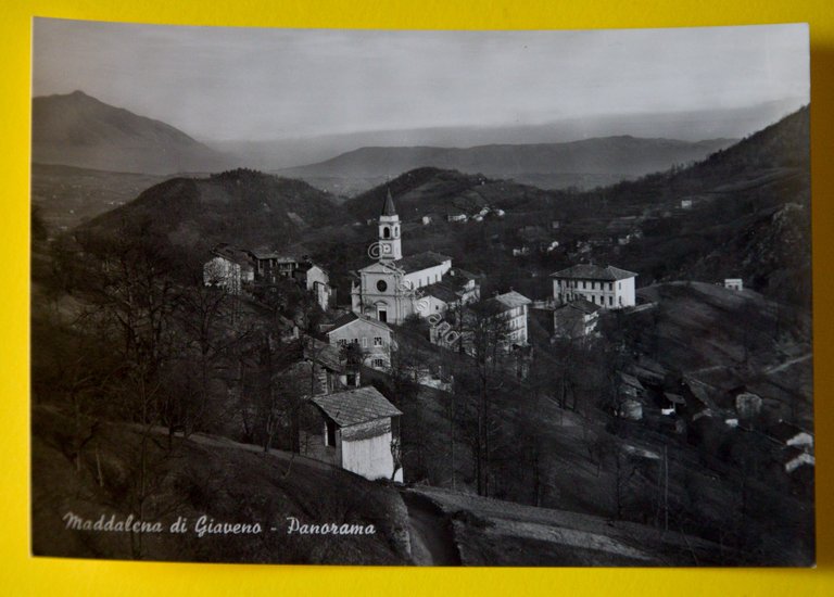 Cartolina Maddalena Di Giaveno Panorama 1950