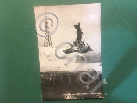 Cartolina Madonna Del Rocciamelone - 1957