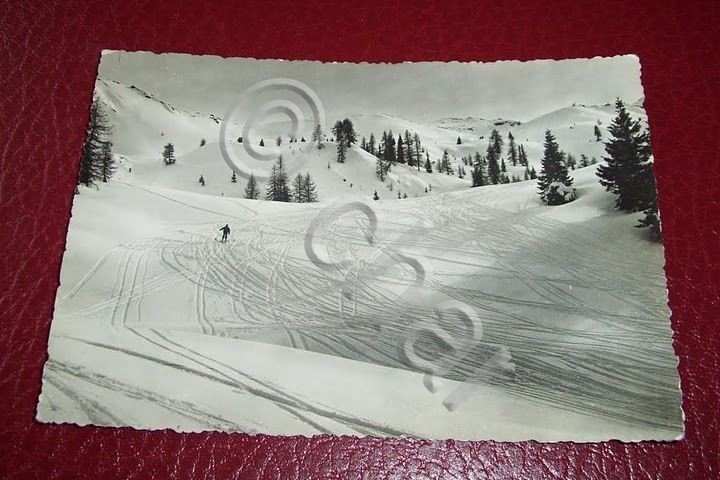 Cartolina Madonna di Campiglio - Discesa dallo Spinale 1955