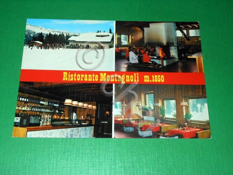 Cartolina Madonna di Campiglio ( Trento ) - Ristorante Montagnoli …