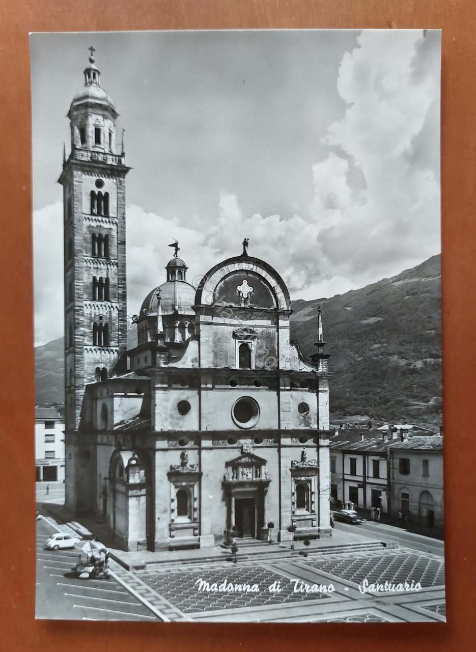 Cartolina Madonna di Tirano - Santuario - 1950 ca. | Immagine principale