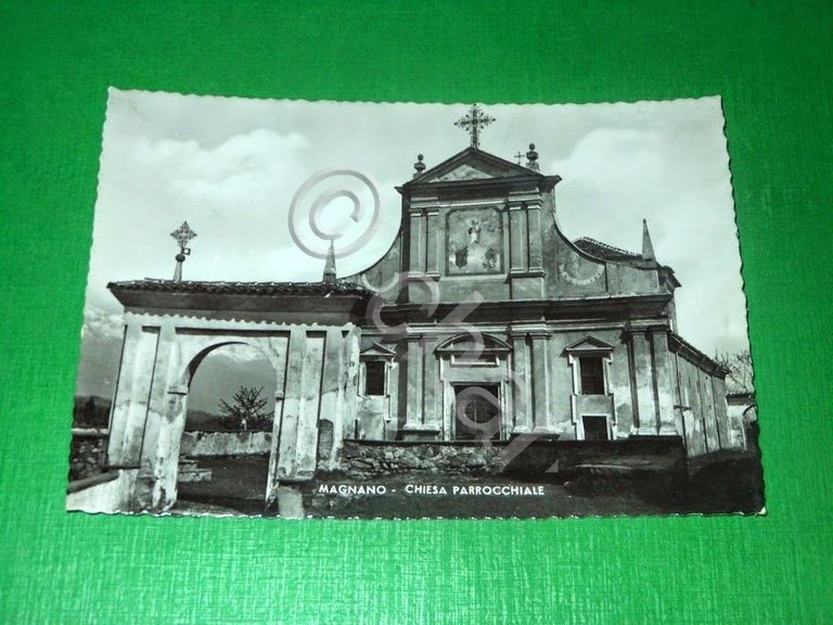 Cartolina Magnano - Chiesa Parrocchiale 1955 ca | Immagine Gallery 2