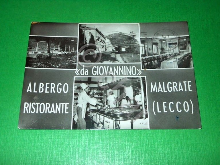 Cartolina Malgrate ( Lecco ) - Albergo Ristorante "da Giovannino" …