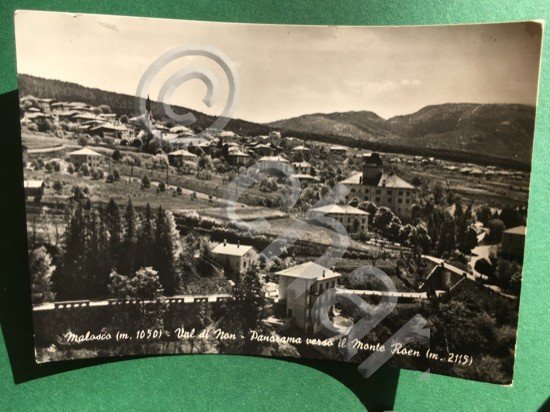 Cartolina Malosco - Val Di Non - Panorama Verso Il …