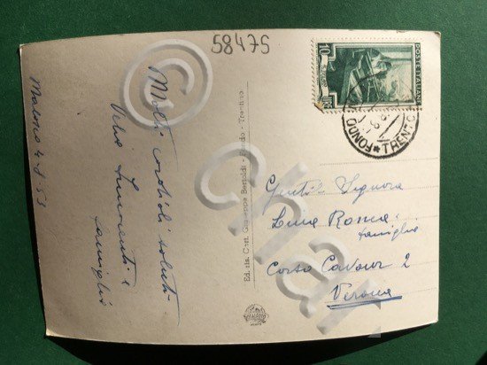 Cartolina Malosco - Val Di Non - Panorama Verso Il …