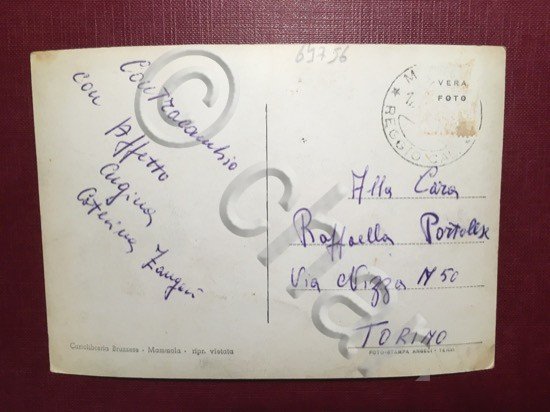 Cartolina Mammola - Piazza Ferrari - 1960