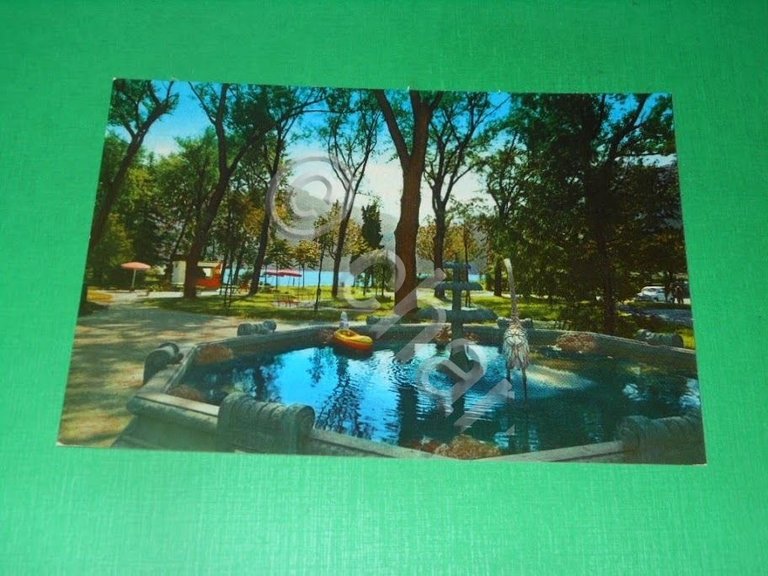 Cartolina Mandello Lario - Giardini Pubblici 1965 ca