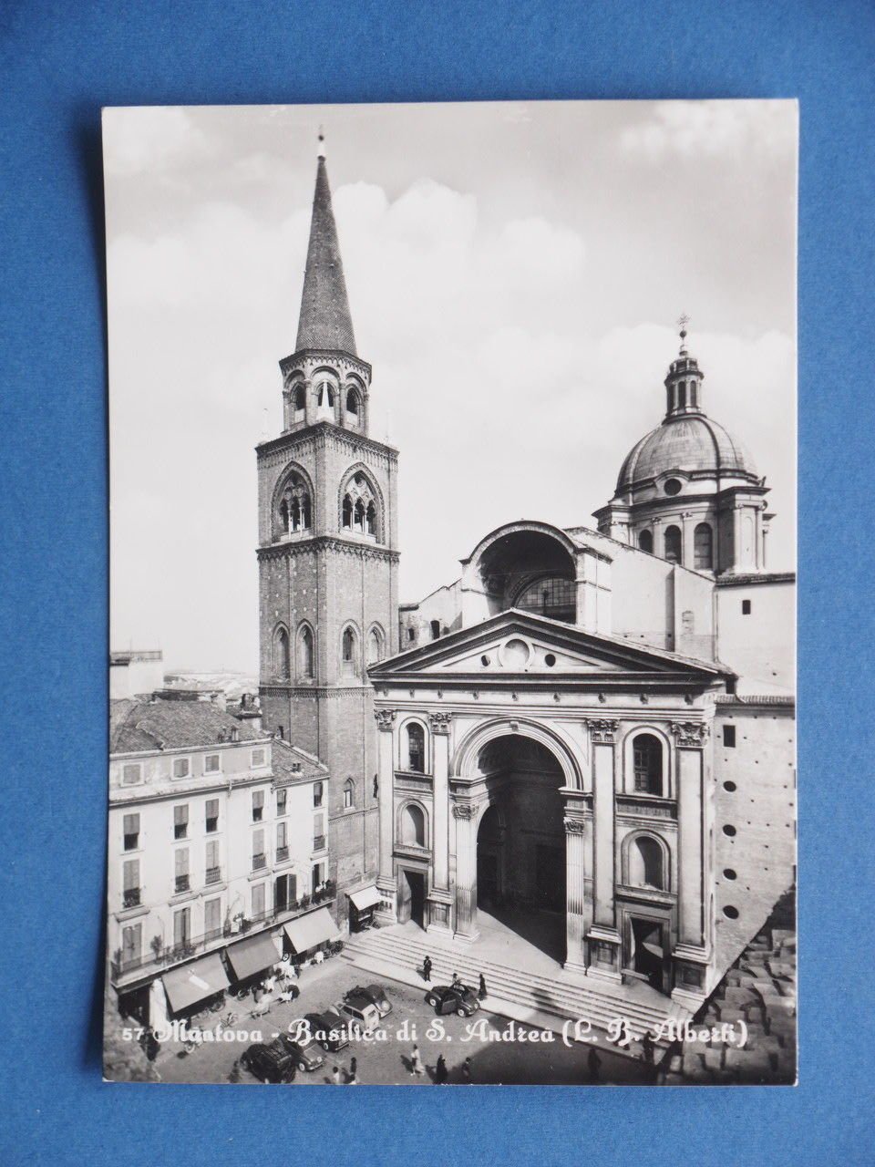 Cartolina Mantova - Basilica di S. Andrea - 1950 ca..