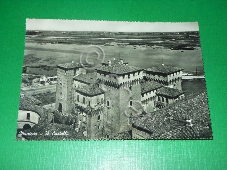 Cartolina Mantova - Il Castello 1960