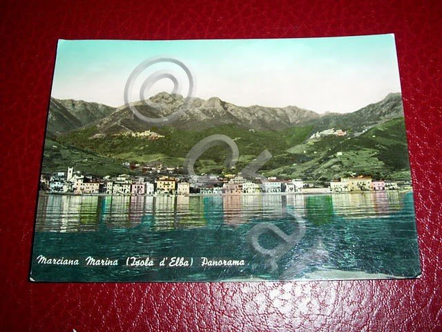 Cartolina Marciana Marina (Isola d' Elba) Panorama 1959