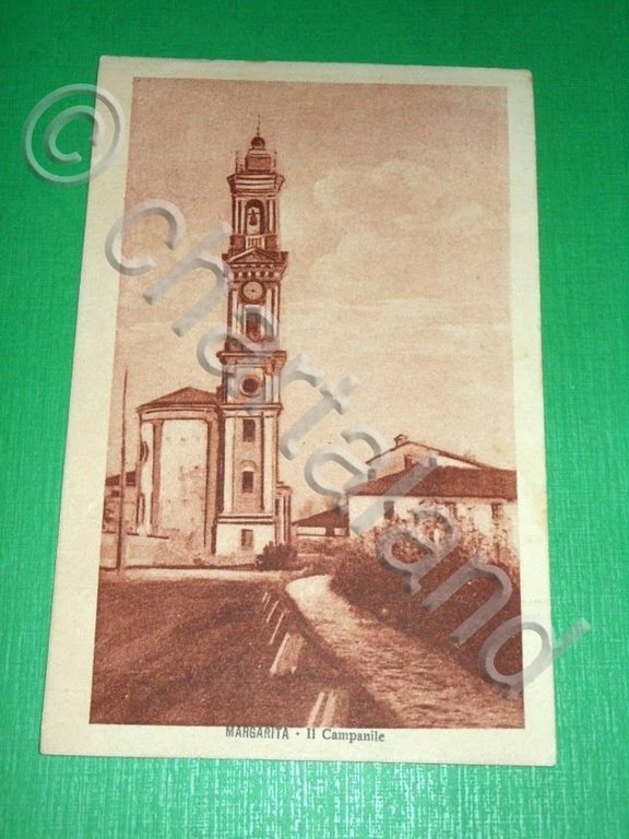 Cartolina Margarita ( Cuneo ) - Il Campanile 1947