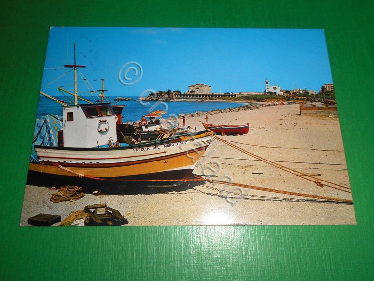 Cartolina Marina di Belvedere ( Cosenza ) - La spiaggia …