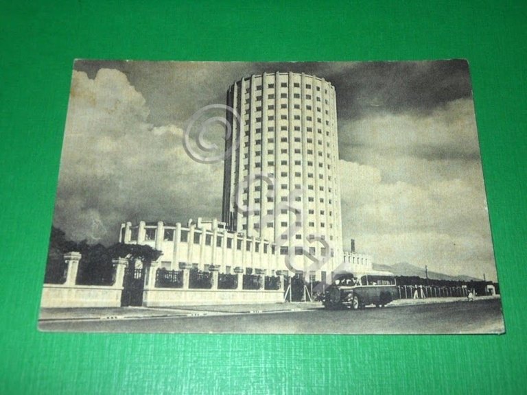 Cartolina Marina di Carrara - Colonia Fiat 1955