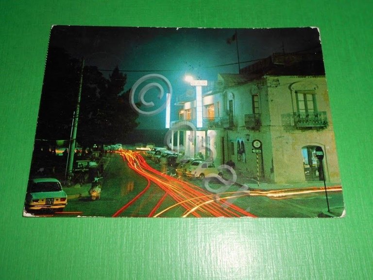 Cartolina Marina di Gioiosa Ionica - Ristorante Miramare ( notturno …