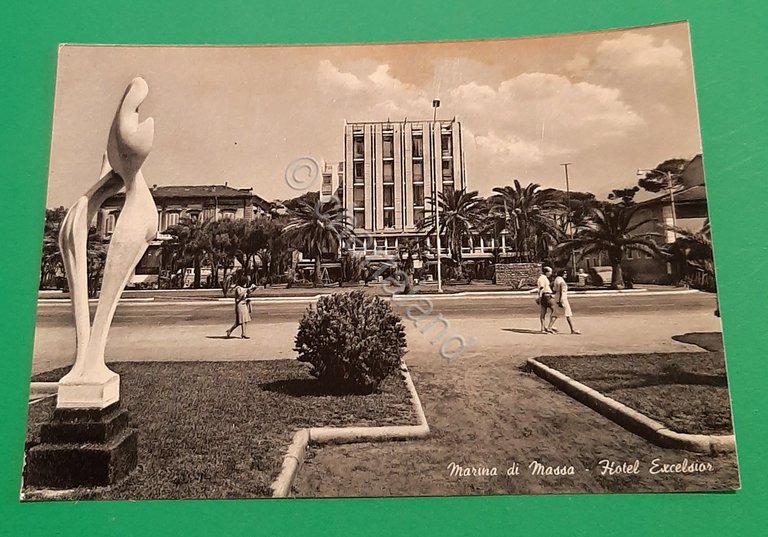 Cartolina Marina di Massa - Hotel Excelsior - 1964 ca.