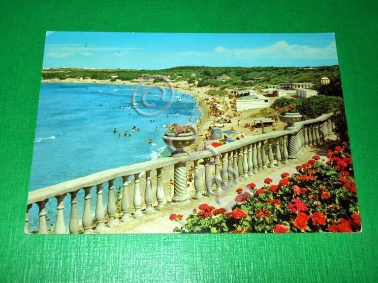 Cartolina Marina di Pulsano - Lido Silvana 1970