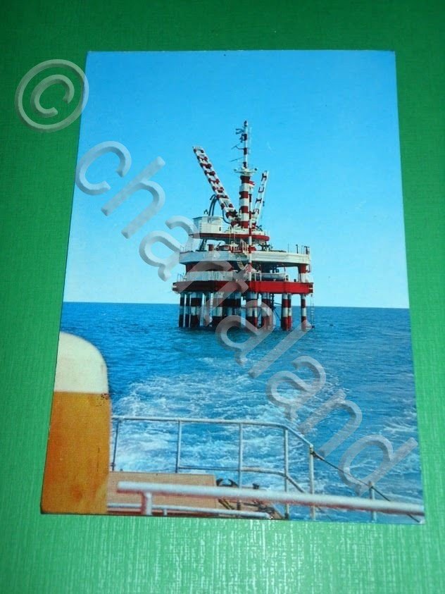 Cartolina Marina di Ravenna - Isola d' acciaio della Raffineria …