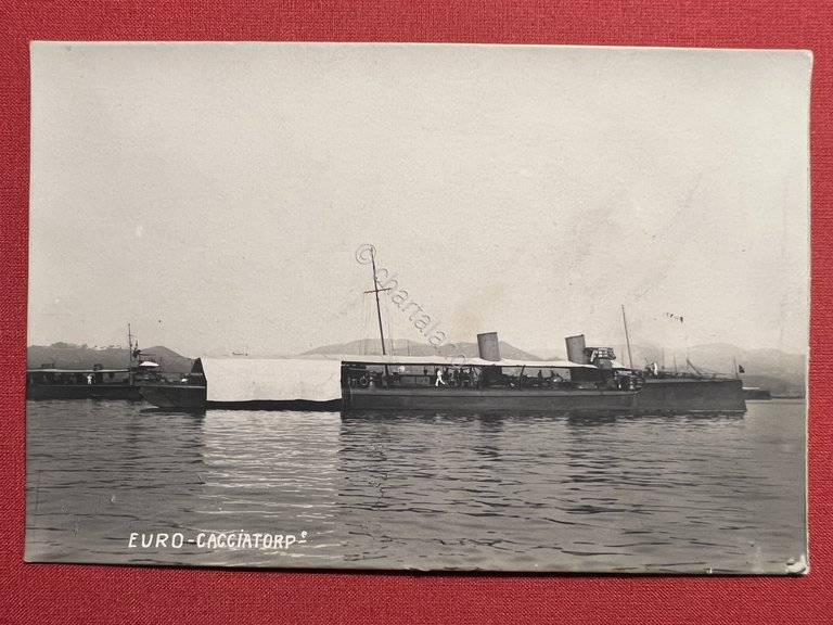 Cartolina Marina Militare - Cacciatorpediniere Euro - 1910 ca.