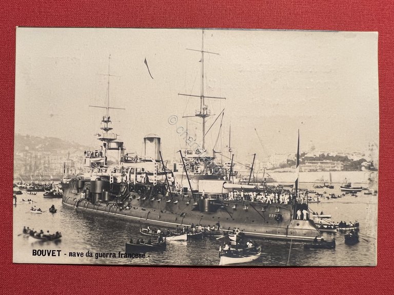 Cartolina Marina Militare - Nave da Guerra Francese Bouvet - …