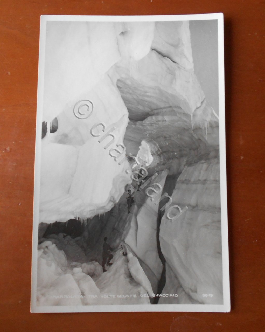 Cartolina Marmolata tra volte gelate del ghiacciaio - Cortina Ampezzo …