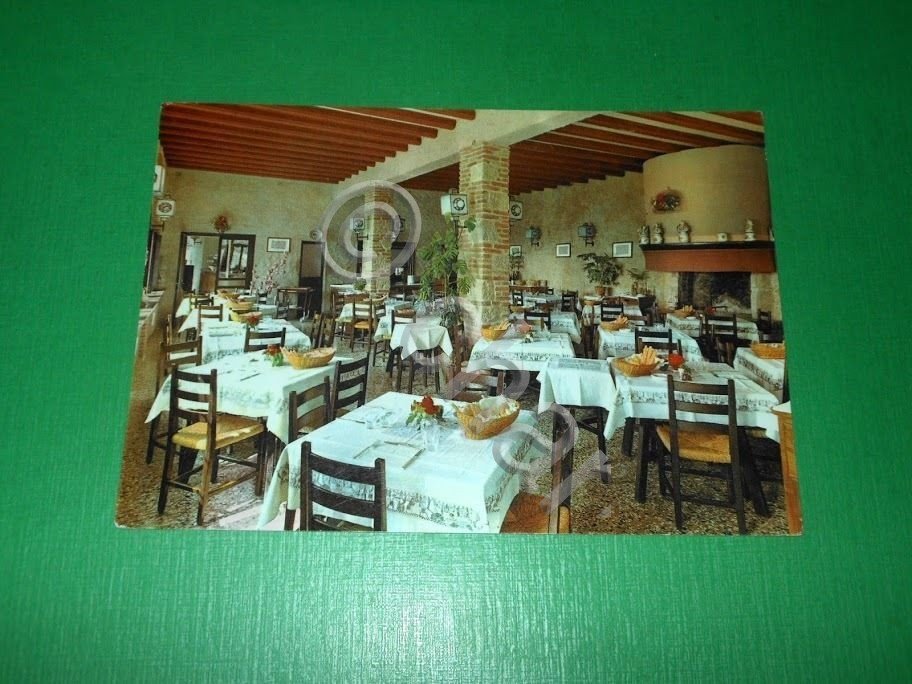 Cartolina Marostica - Taverna de Marostega - Sala ristorante 1965 …