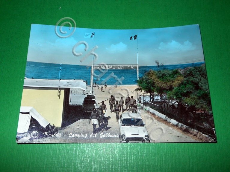 Cartolina Marotta - Camping del Gabbiano 1968