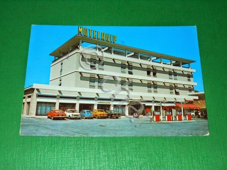Cartolina Marsala - Motel Agip 1980