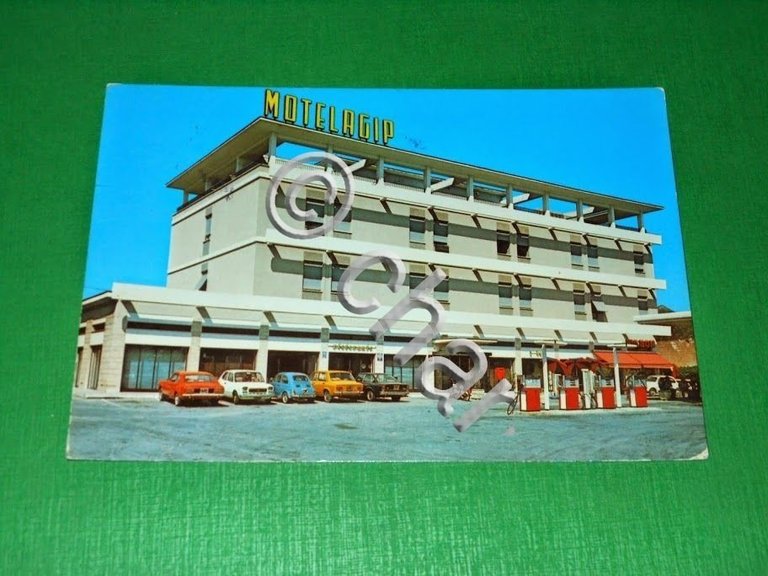 Cartolina Marsala - Motel Agip 1980