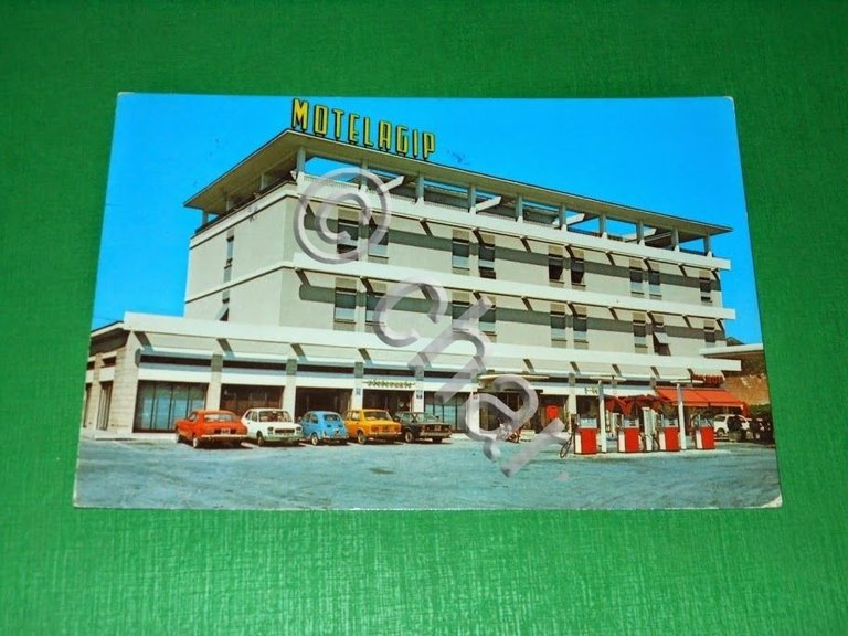 Cartolina Marsala - Motel Agip 1980