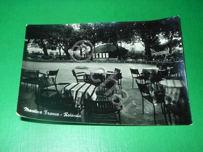 Cartolina Martina Franca - Rotonda 1954.