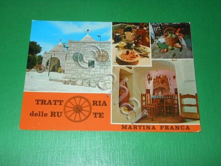 Cartolina Martina Franca ( Taranto ) - Trattoria delle Ruote …