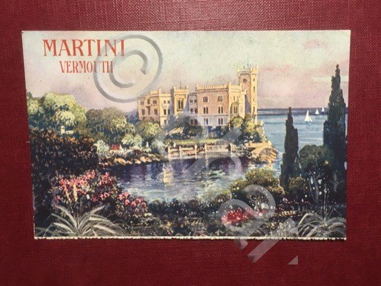 Cartolina Martini Vermouth + 1930 ca.