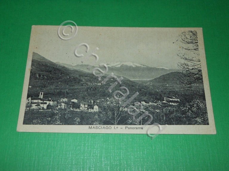 Cartolina Masciago Primo - Panorama 1947.